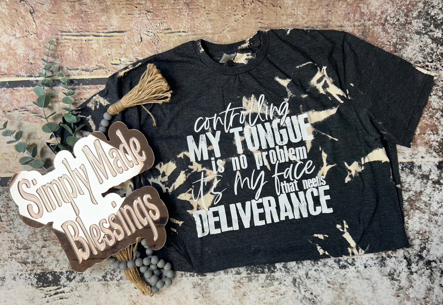 Controlling my Tongue Tee - Large