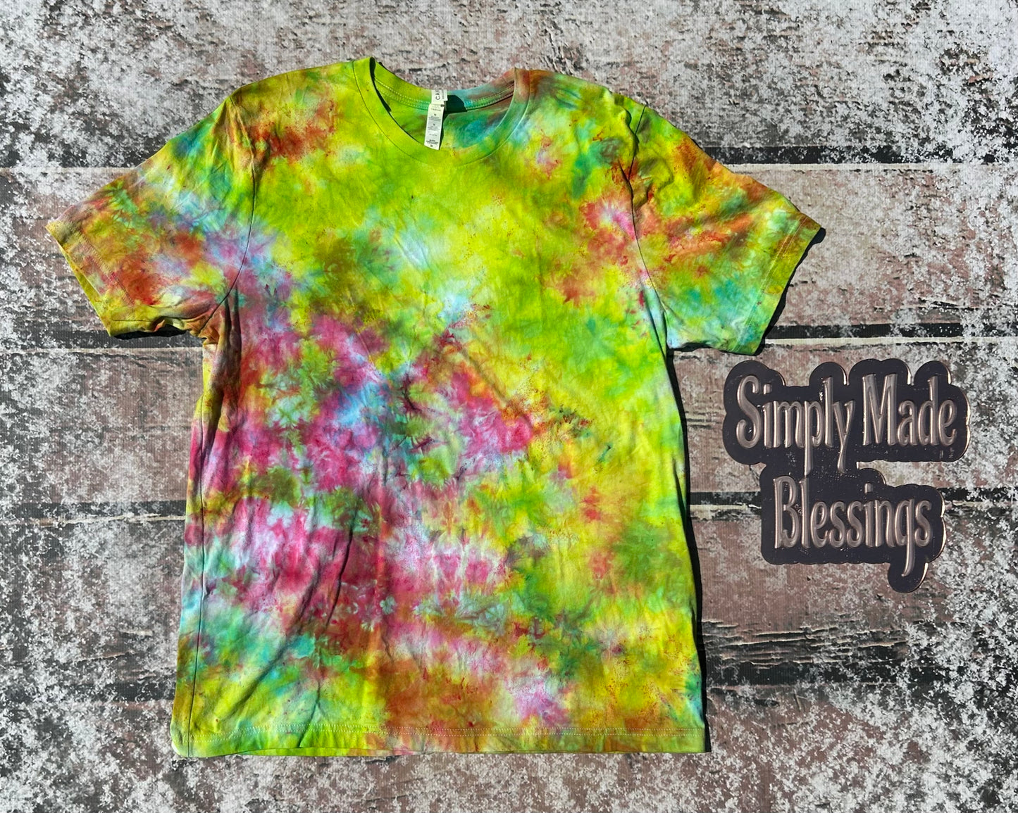 Electric Oasis Ice Dye