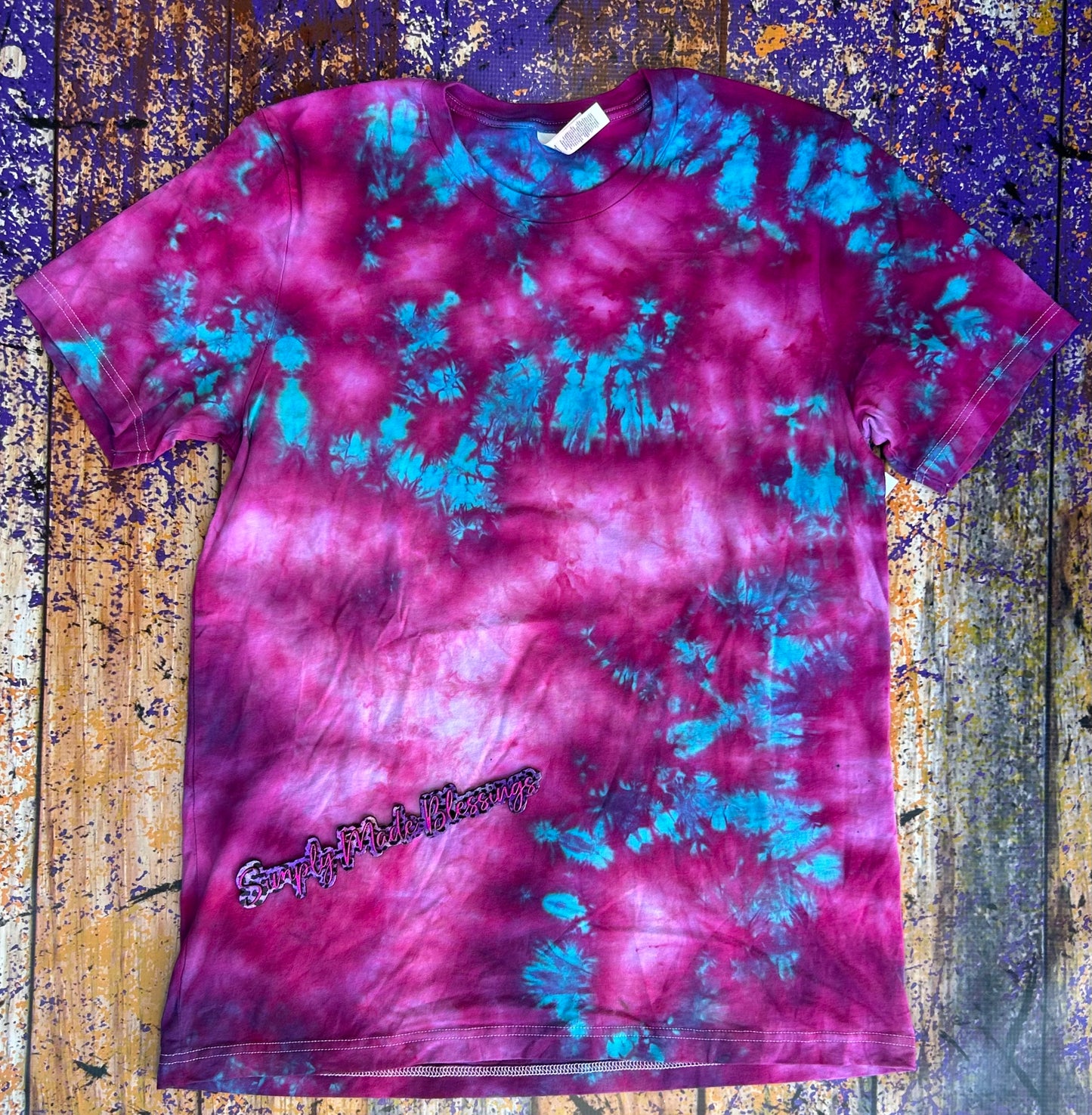 Electric Berry Ice Dye