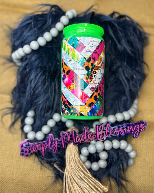 16oz Wild Bloom Acrylic Tumbler