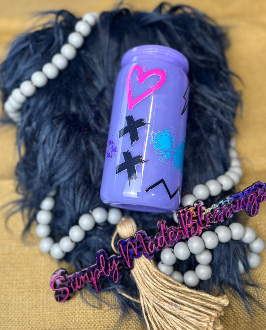 16oz Electric Graffiti Acrylic Tumbler