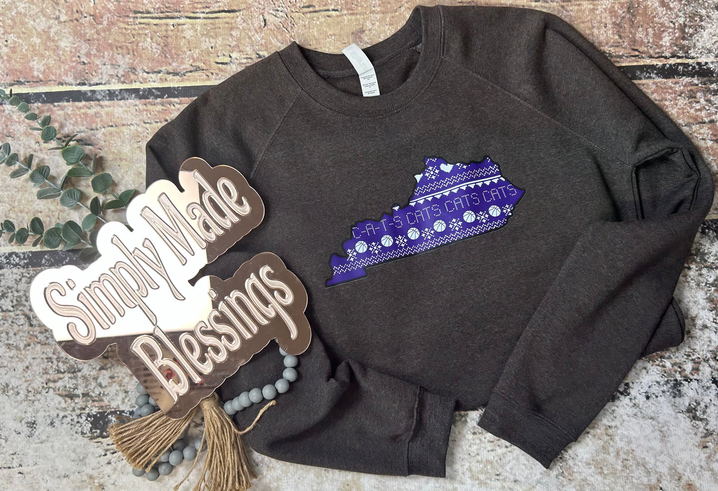 C-A-T-S KY Christmas Crewneck Sweatshirt - Medium