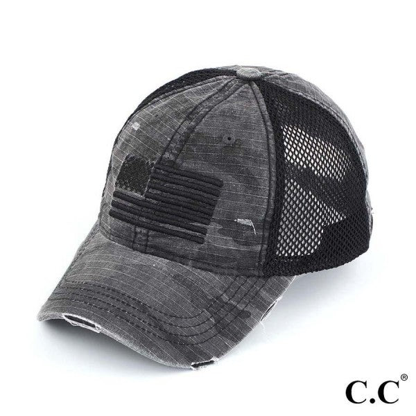 Camo Flag Cap