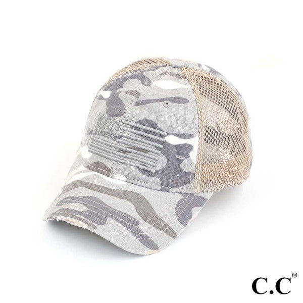 Camo Flag Cap