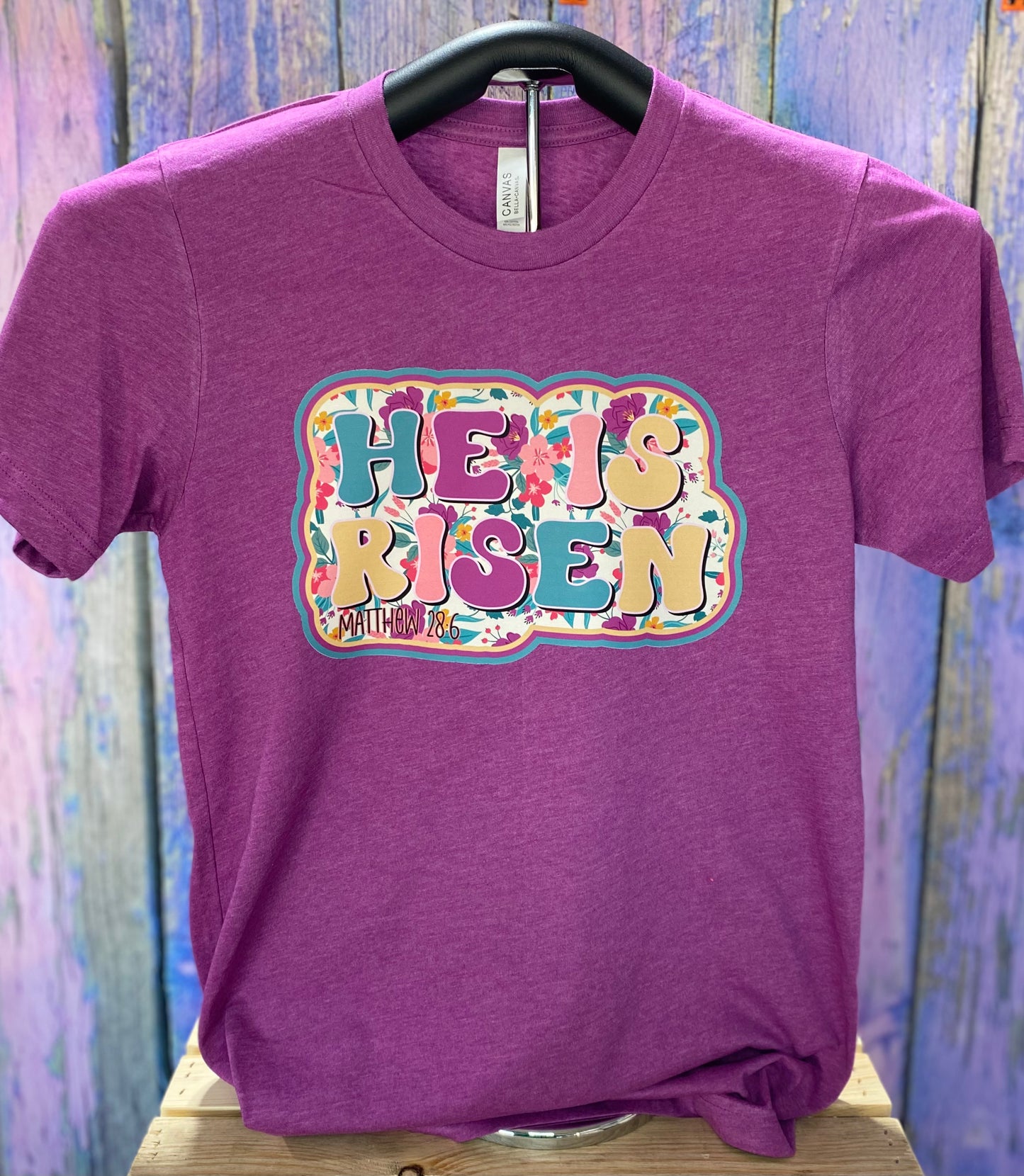 Floral He Is Risen Tee