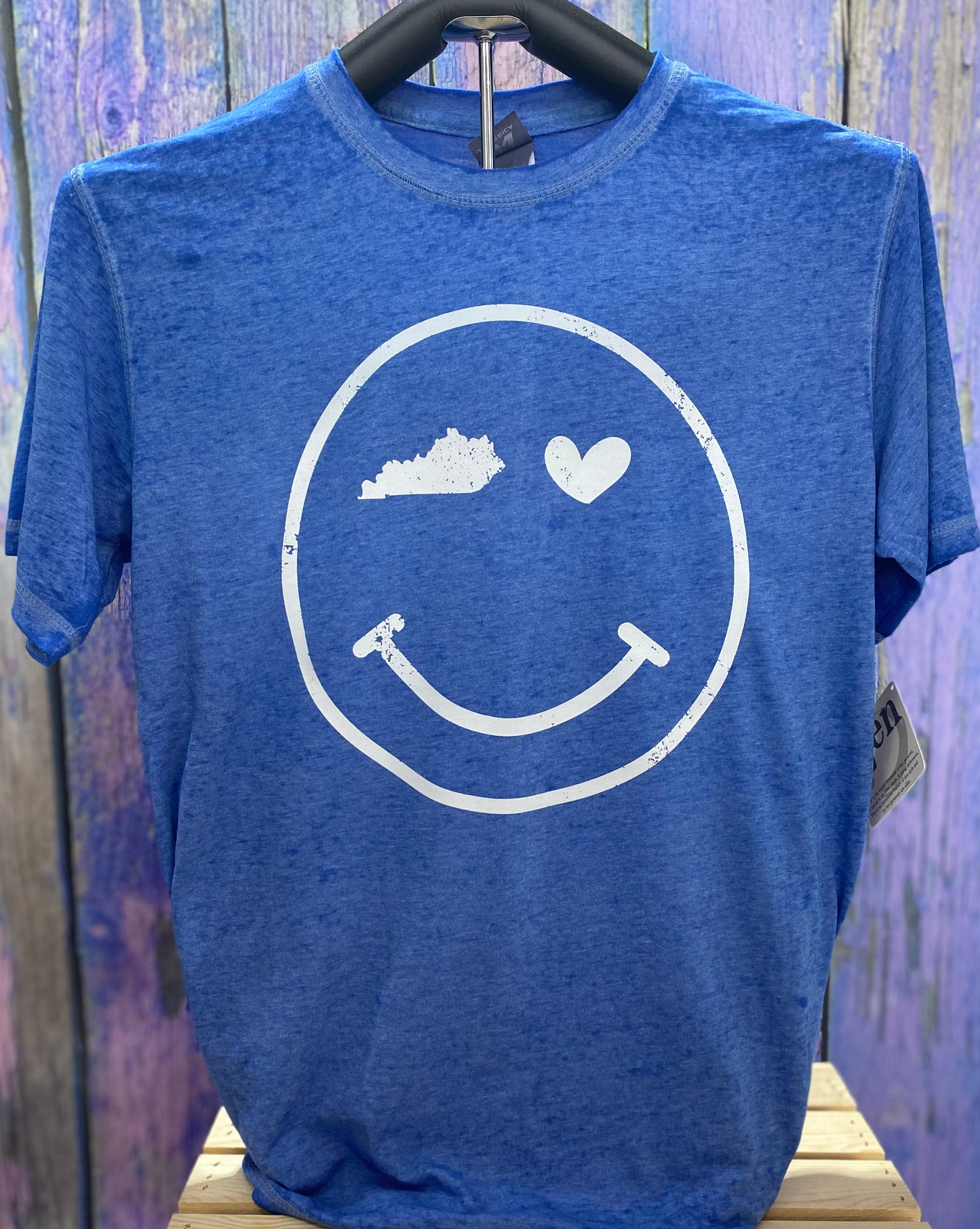 KY Smiley Vintage Tee - Large