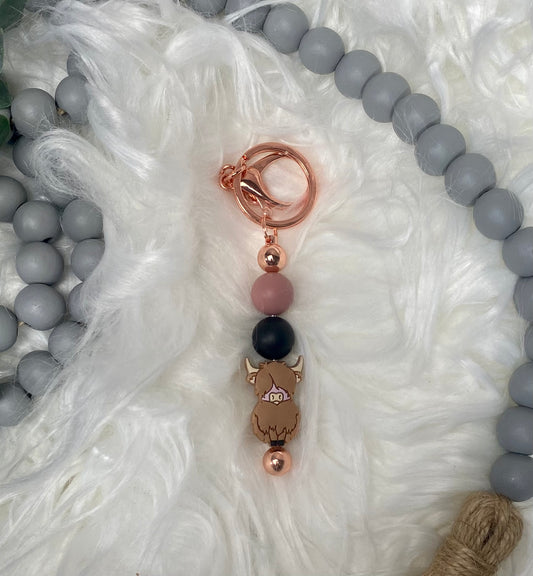 Custom/Live Focal Bead Keychain