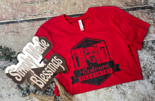 Redrum Carpentry Tee - Medium