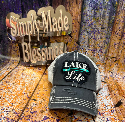 Lake Life Gray Hat