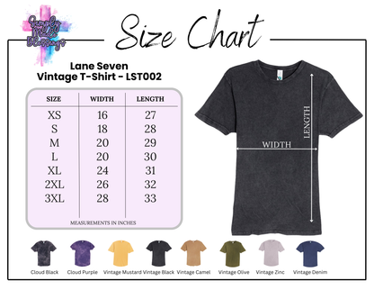 TEST SHIRT LISTING
