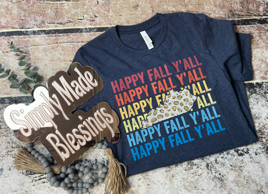 Kentucky Happy Fall Y’all Tee - Small