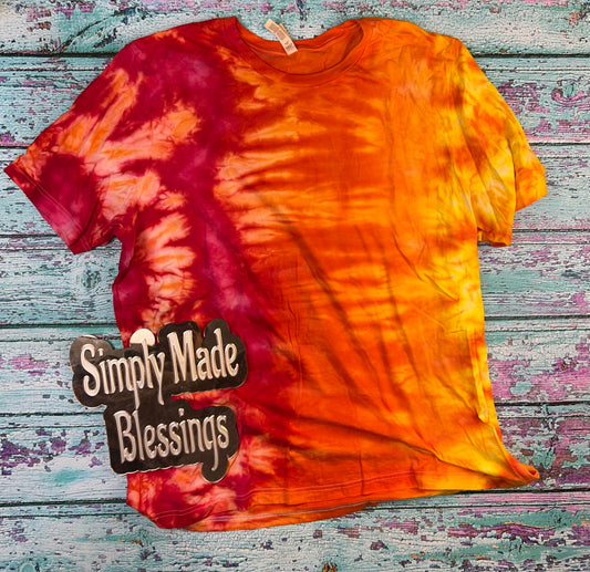 Desert Sunset Ice Dye