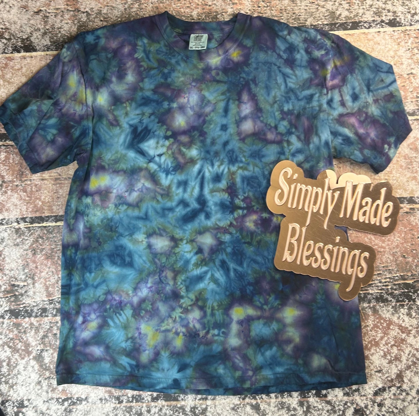 Ocean Eclipse Ice Dye