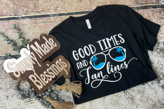 Good Times & Tan Lines Tee - Small