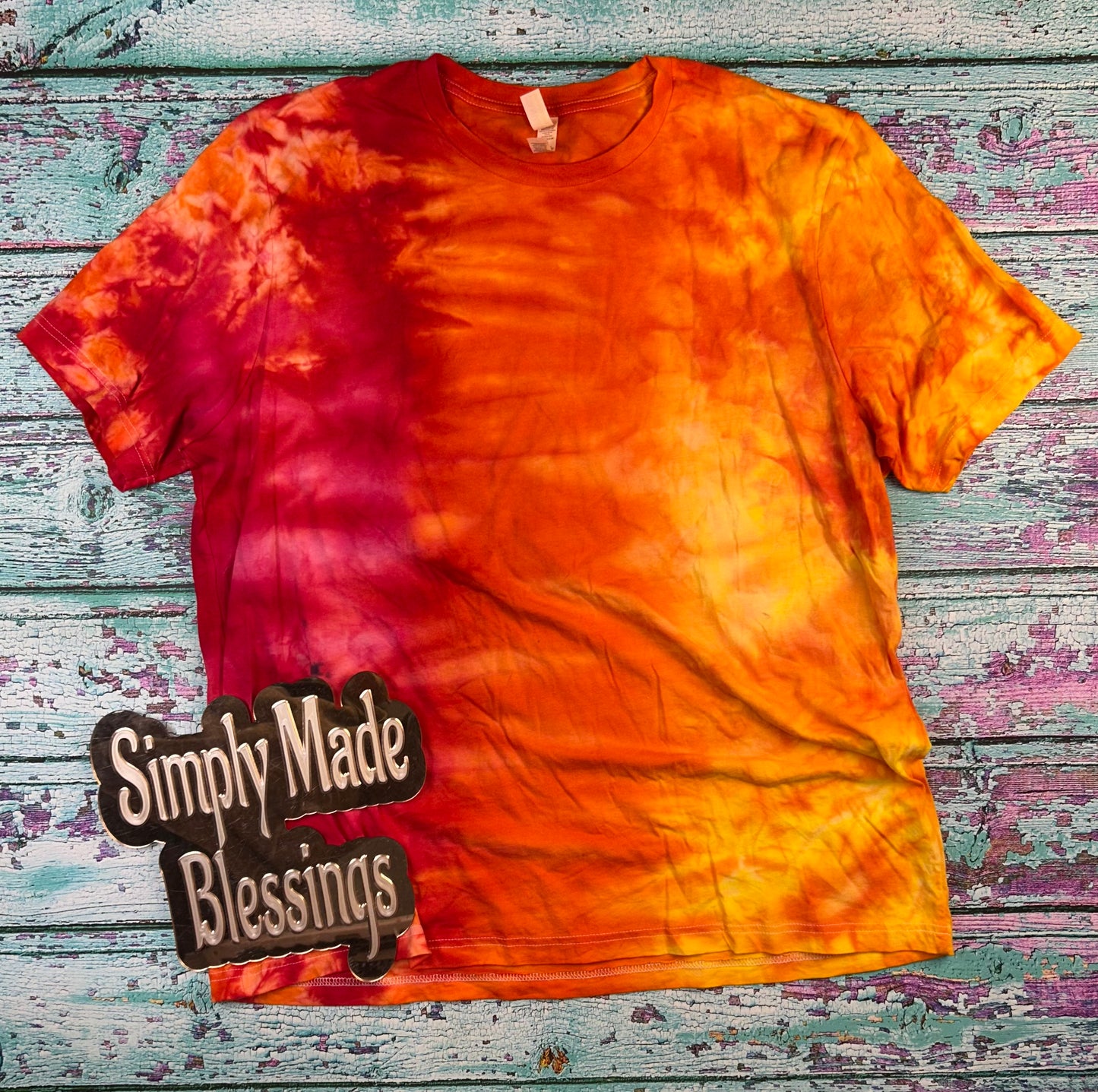 Desert Sunset Ice Dye