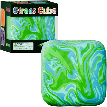 Tie Dye Cube Squishy Toy