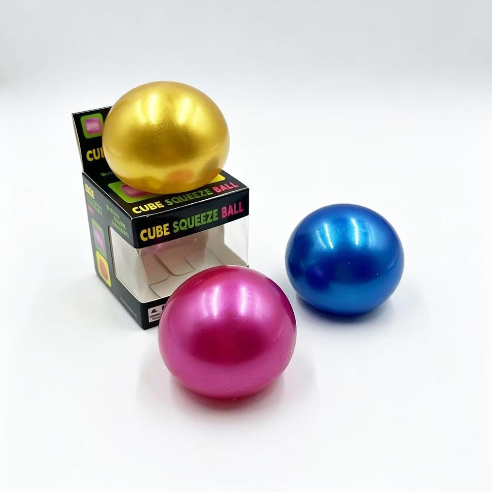 Metallic Ball Squishy Toy