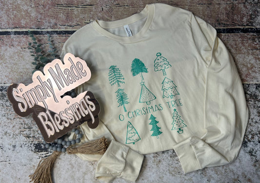 Oh Christmas Tee Long Sleeve Tee - Large