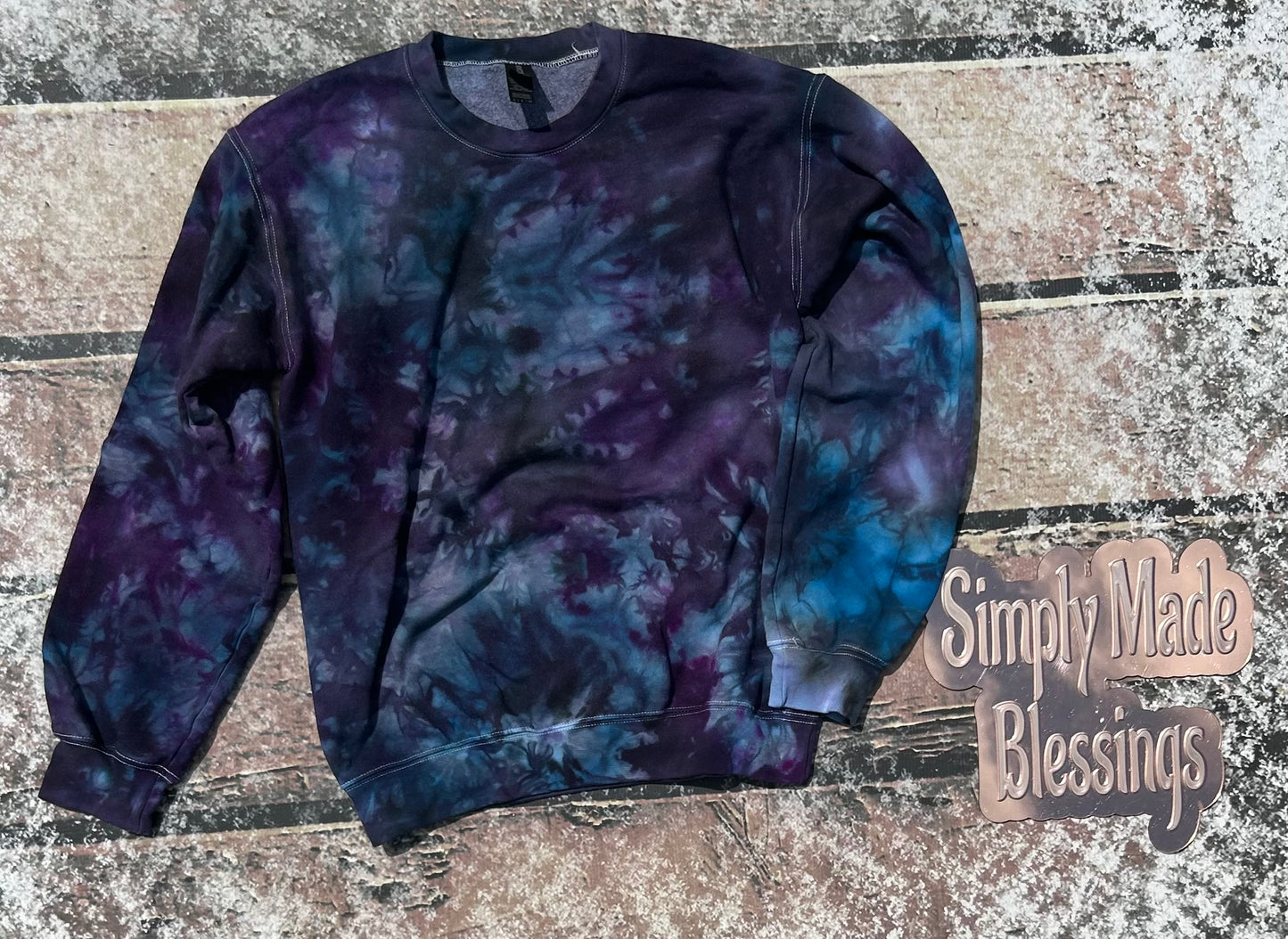 Midnight Depths Ice Dye