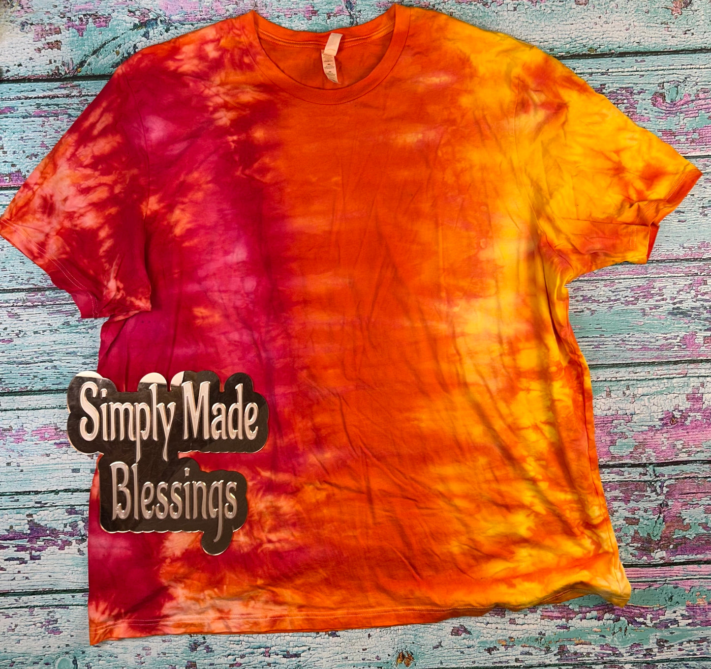 Desert Sunset Ice Dye
