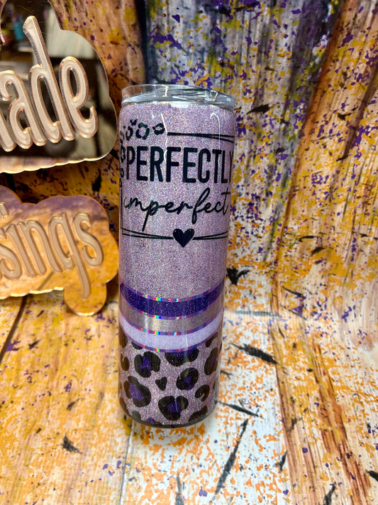 20oz Perfecly Impefect Leopard Epoxy Tumbler