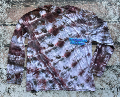 Burgandy Haze Ice Dye