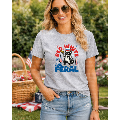 Red, White, & Feral Design D006