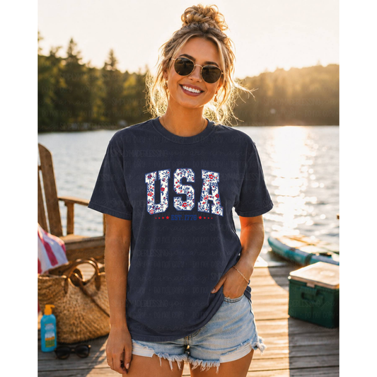 Floral USA Design D010