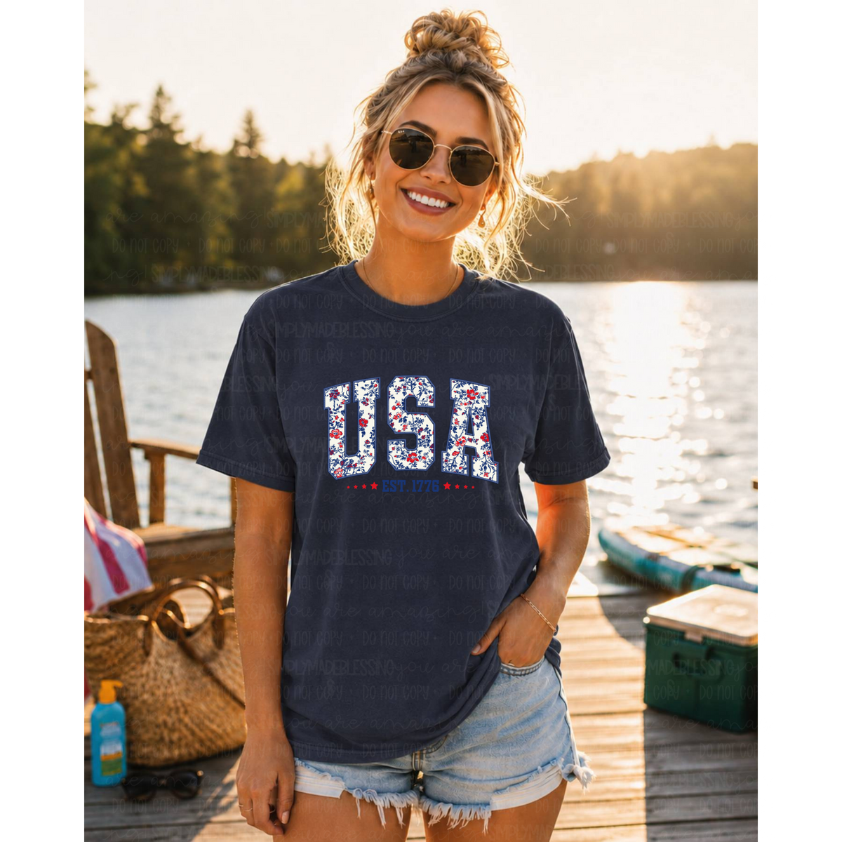 Floral USA Design D010