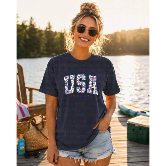 Floral USA Design D010