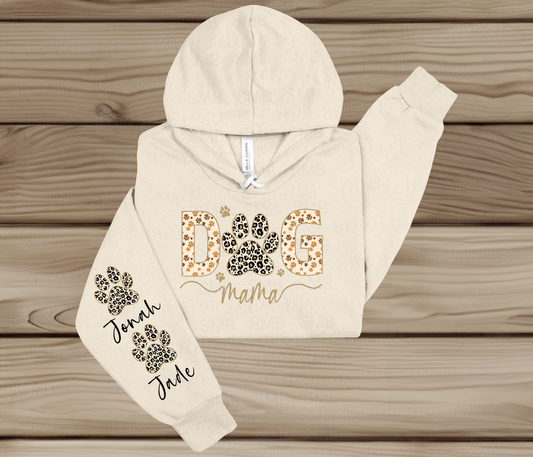 Dog Mama Sweatshirt with Sleeve Design *See Description*