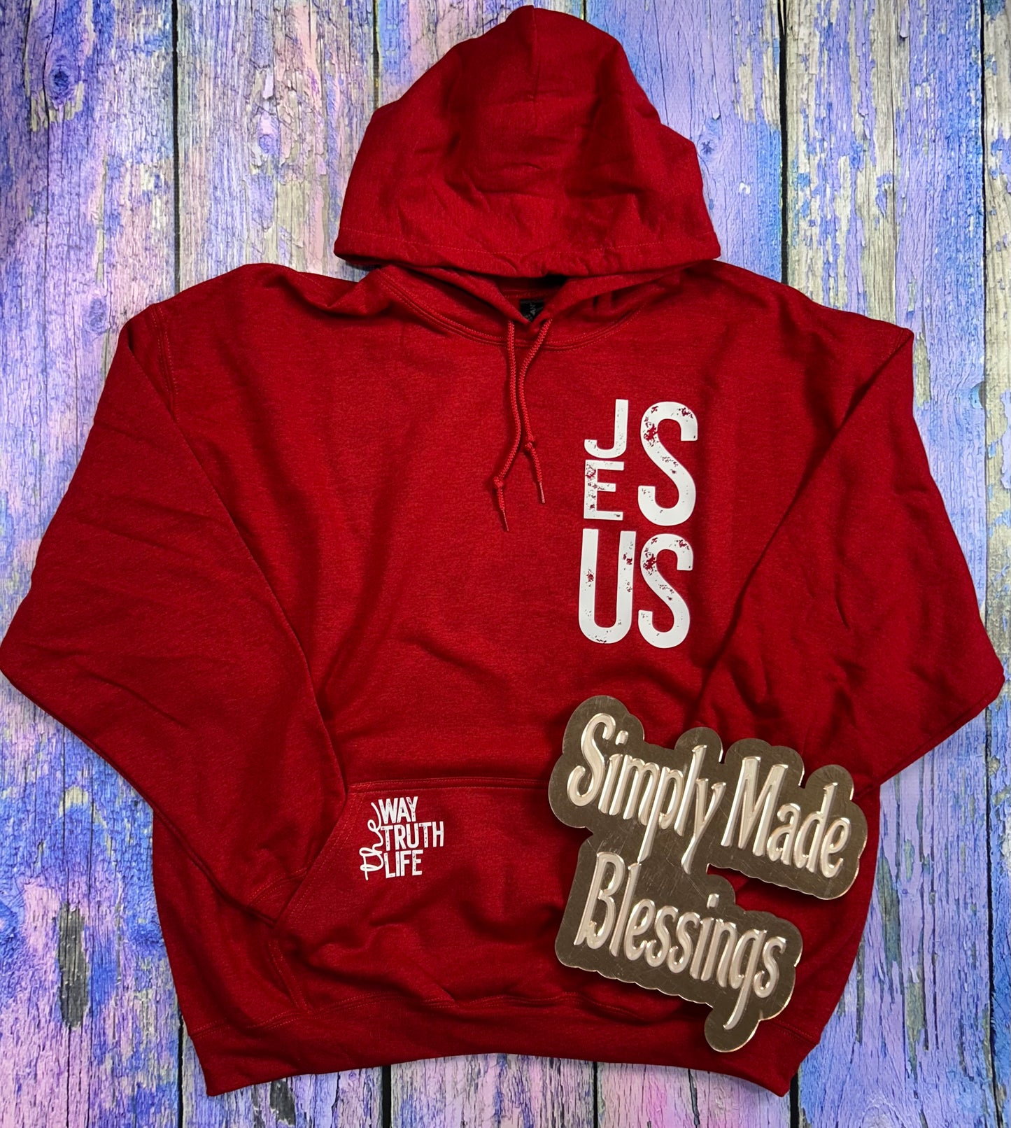 Jesus the Way the Truth the Life Hoodie
