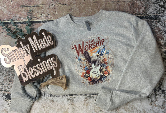 Made to Worship Crewneck Sweatshirt - Large