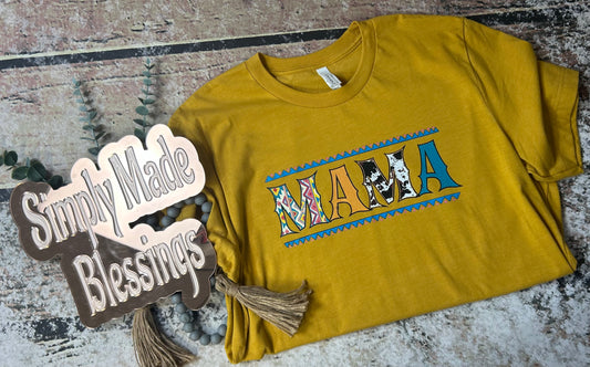 Rustic Mama Tee - Large