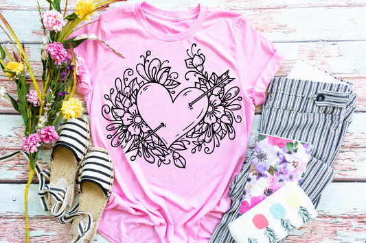 Floral Heart Design