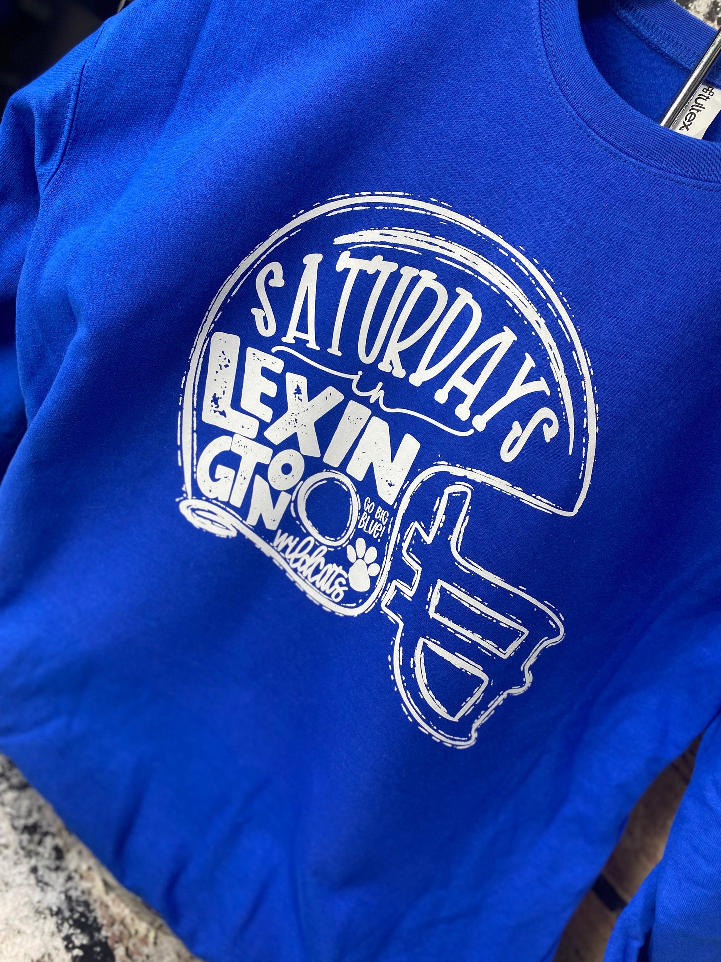 Saturdays in Lexington Football Crewneck Sweatshirt