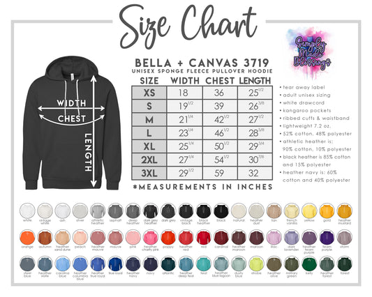 Made to Order Shirts - Bella+Canvas Hoodie 3719