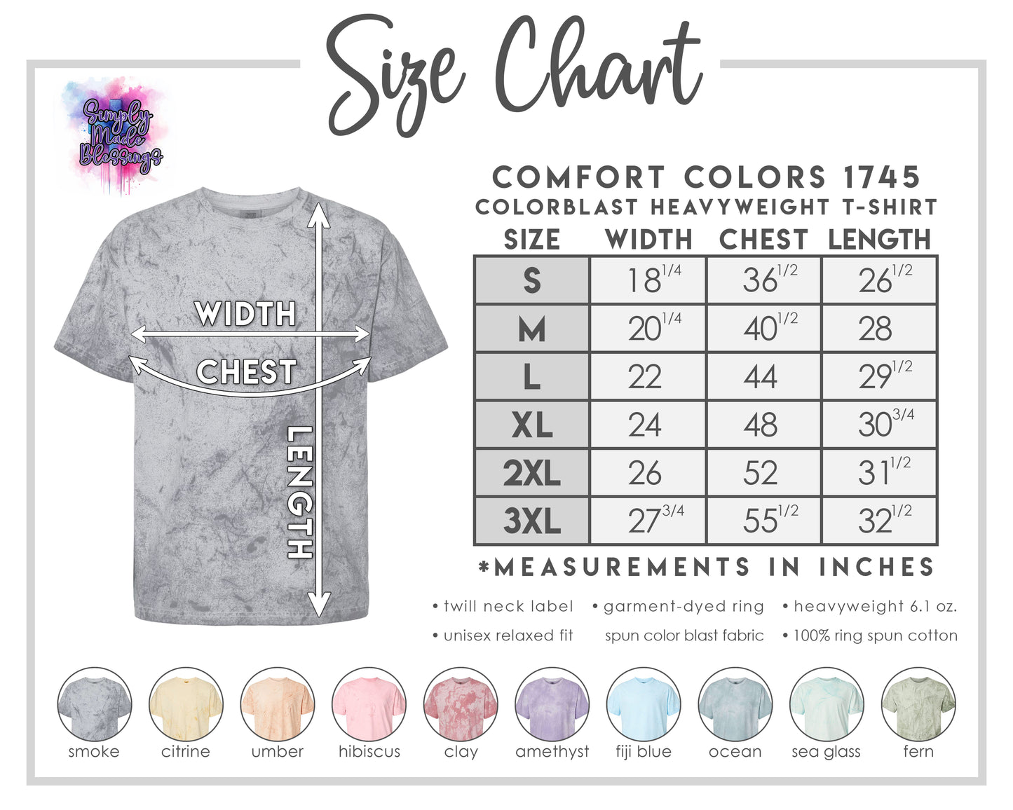 Made to Order Shirts - Comfort Colors ColorBlast Tee 1745
