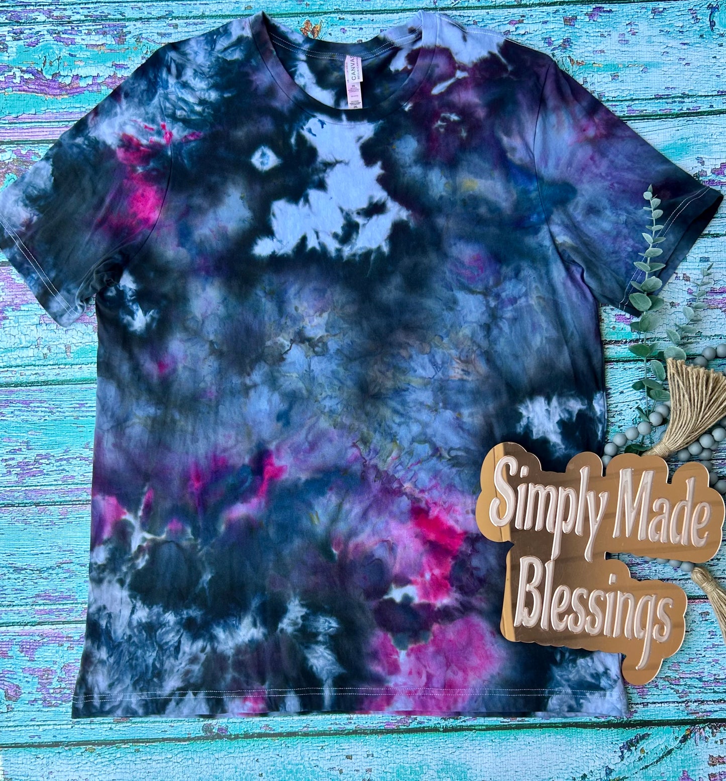 Midnight Bloom Ice Dye