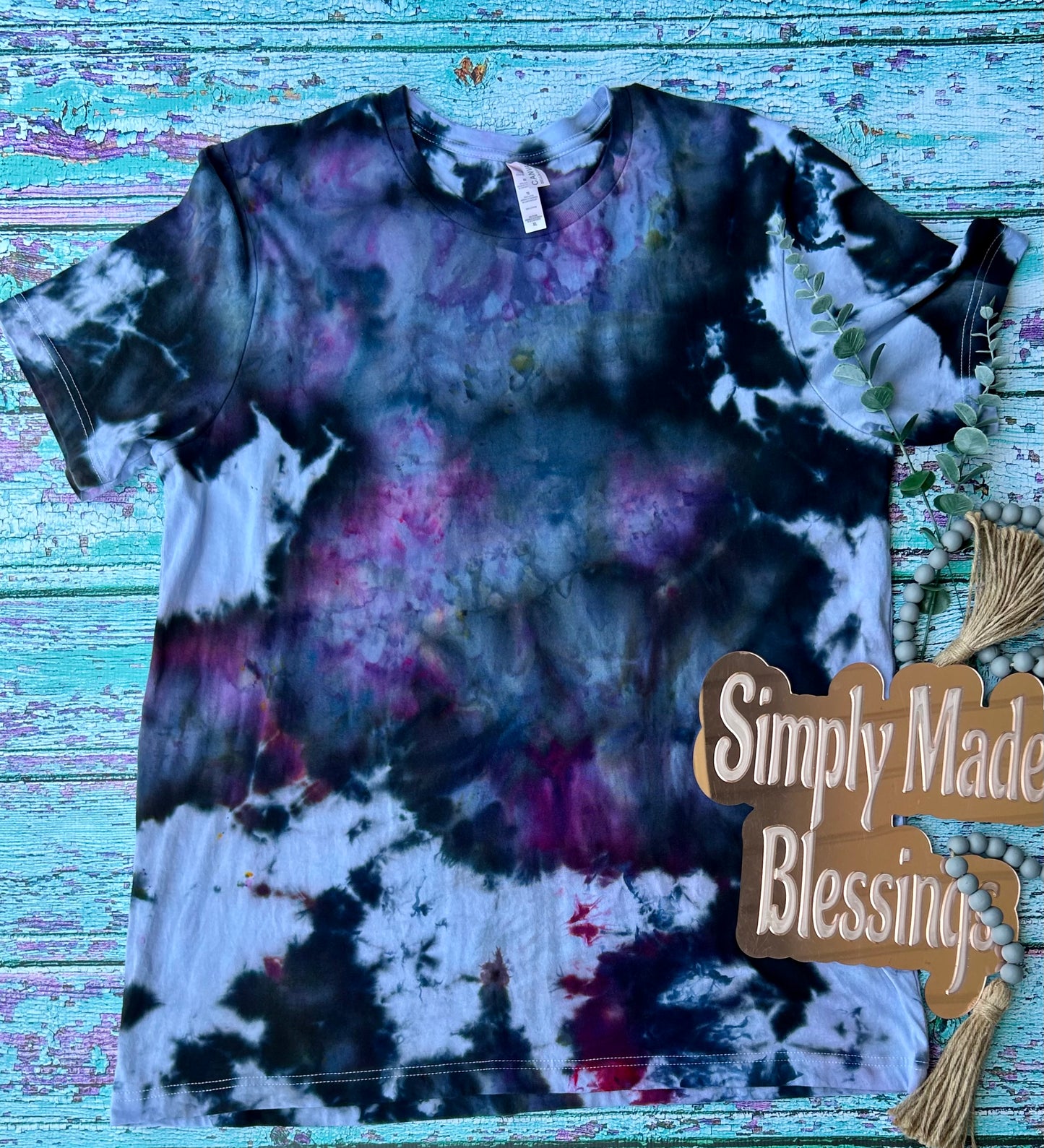 Midnight Bloom Ice Dye