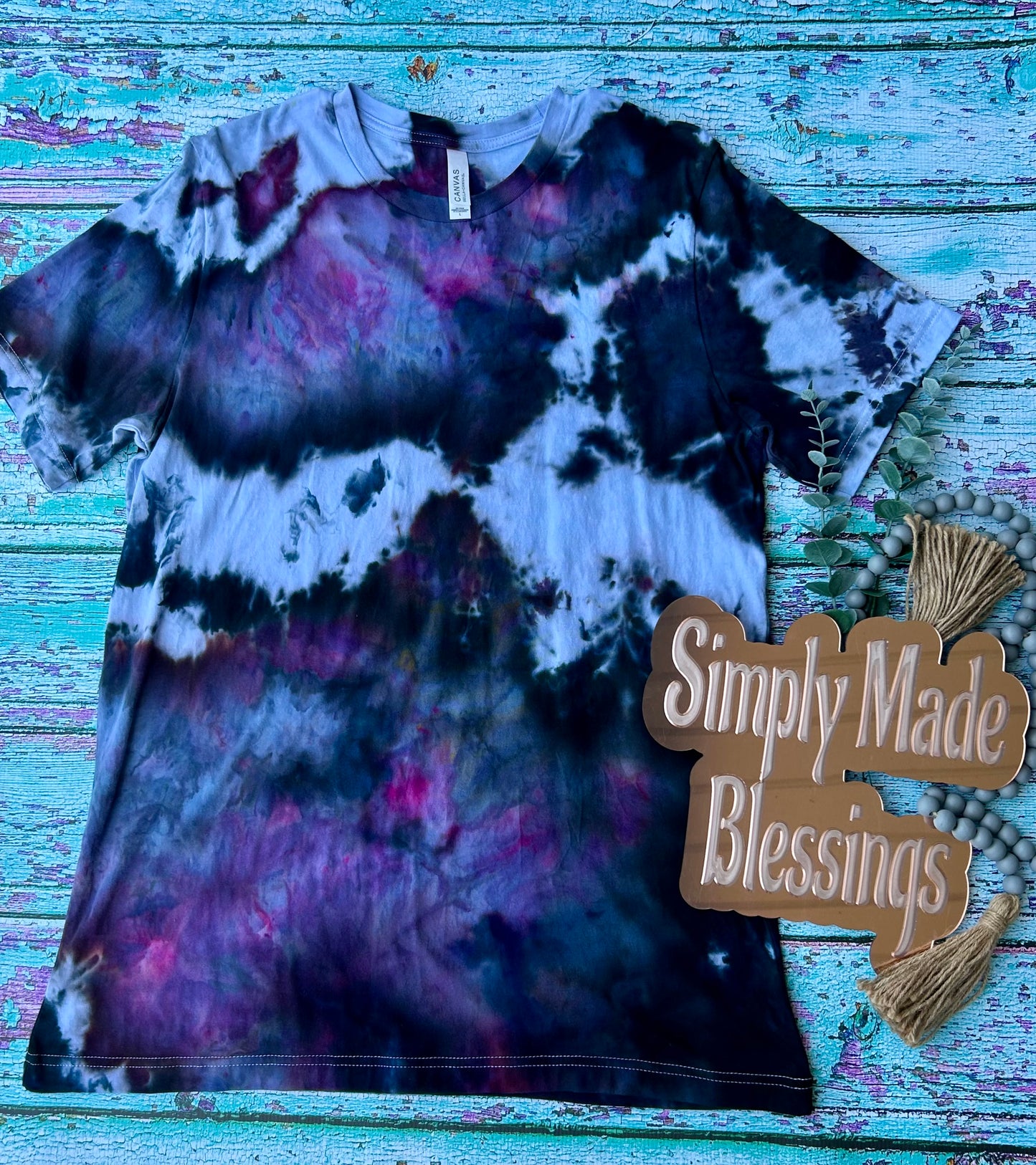 Midnight Bloom Ice Dye