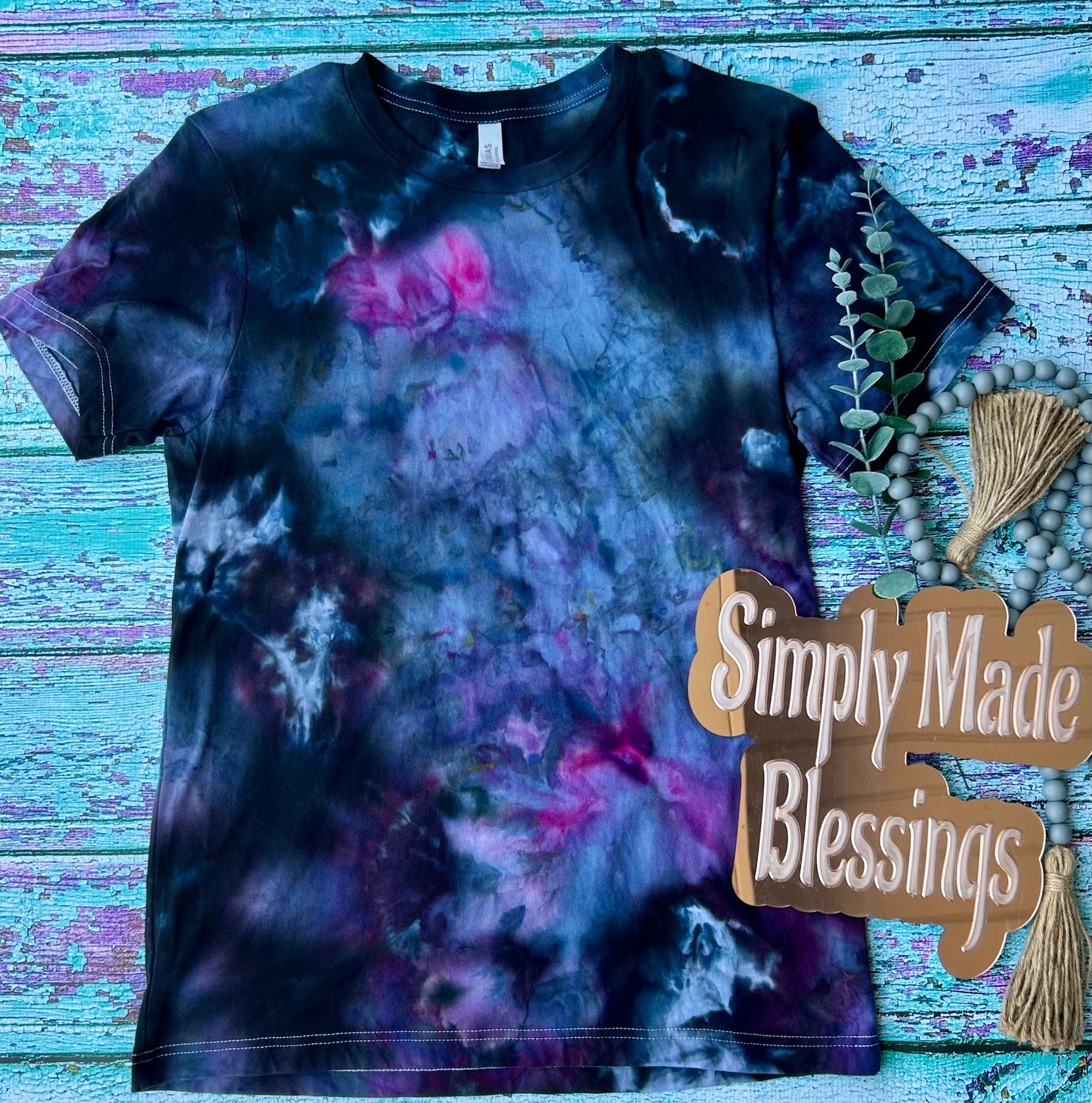 Midnight Bloom Ice Dye