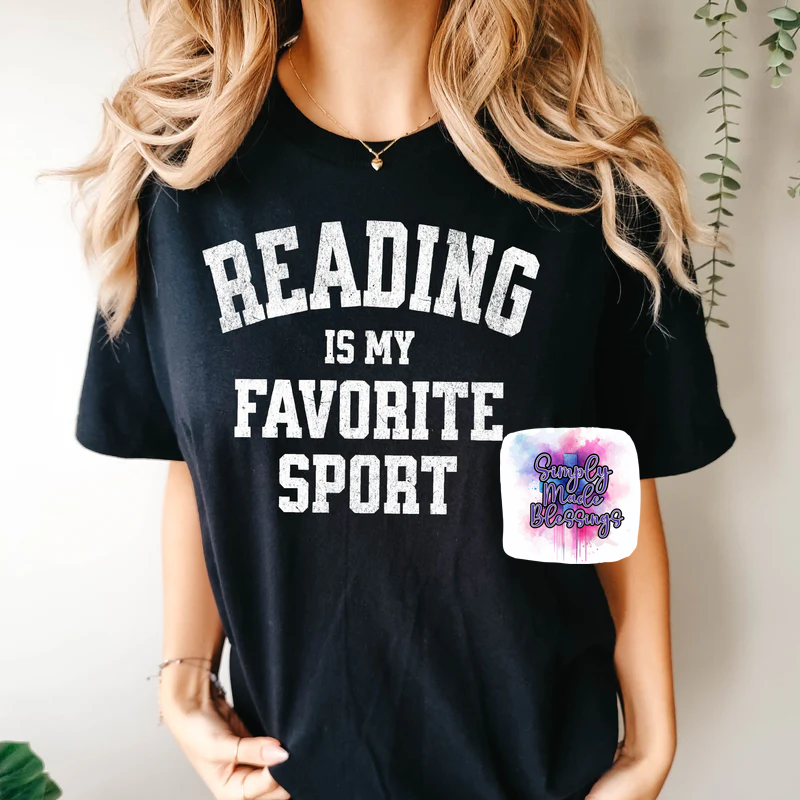 Reading is my Favorite Sport Design
