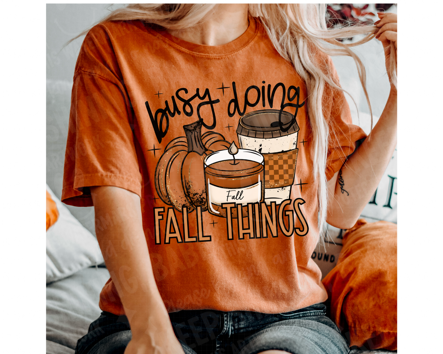 Busy Doing Fall Things Design