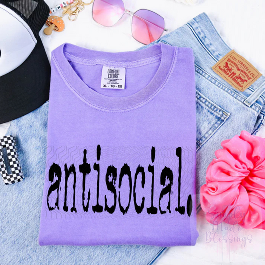 antisocial. Design