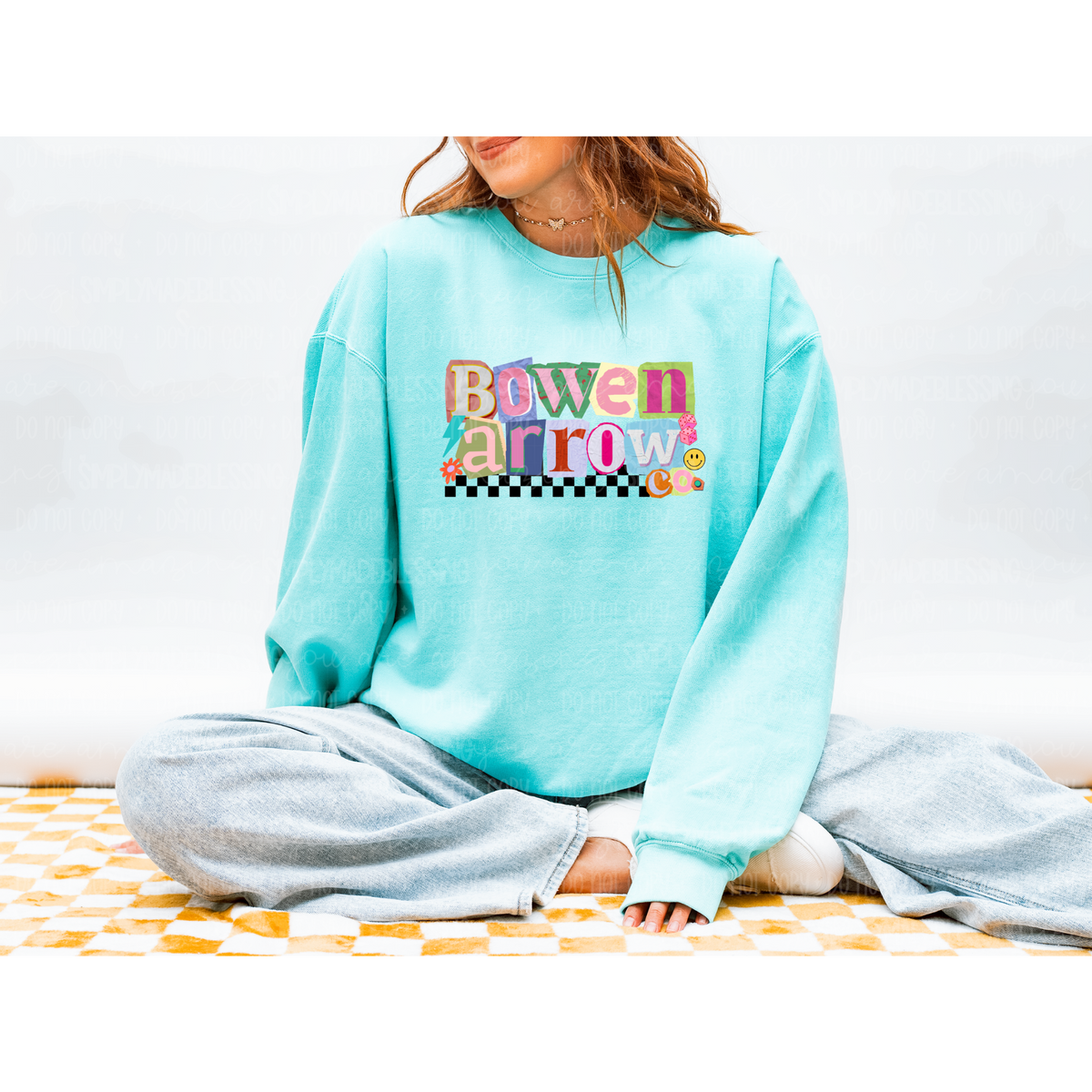 Bowen Arrow Co. Ransom Note Checker Tee - Bowen Arrow Co. Merch