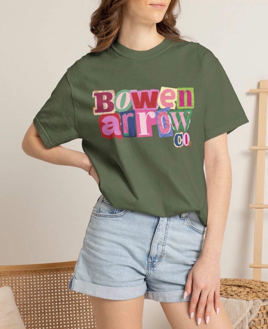 Bowen Arrow Co. Ransom Note Tee - Bowen Arrow Co. Merch