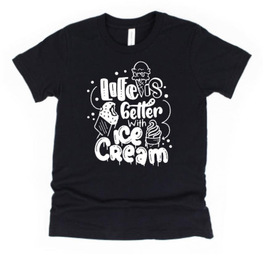 Life is Better with Ice Cream Design