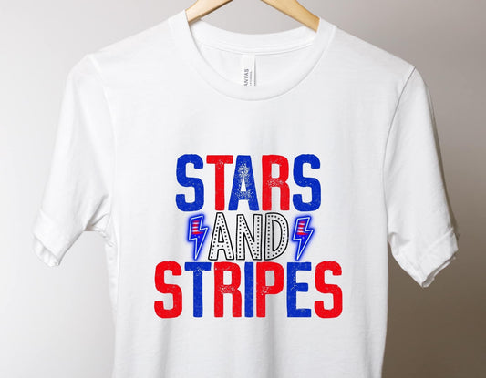 Stars & Stripes Bolt Design