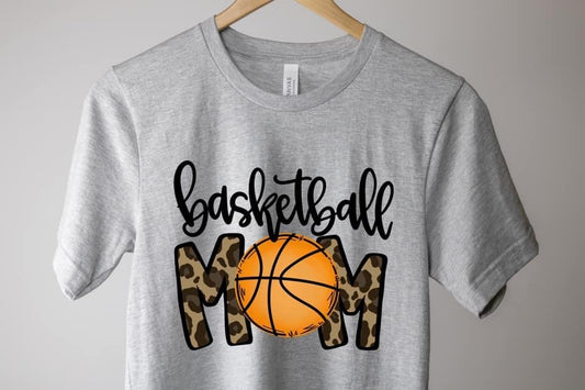 Basketball Mom Leopard Design
